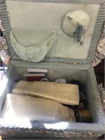 SEWING BASKET & CONTENTS