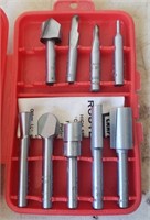 Sears Craftsman Router Bits in Case