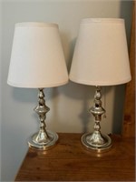 2 Lamps 17" Tall
