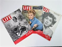 LIFE Mag. 1946, 1951, 1956 Famous Actresses