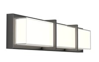 Artika Subway 27 in. 1-Light Matte Black Modern