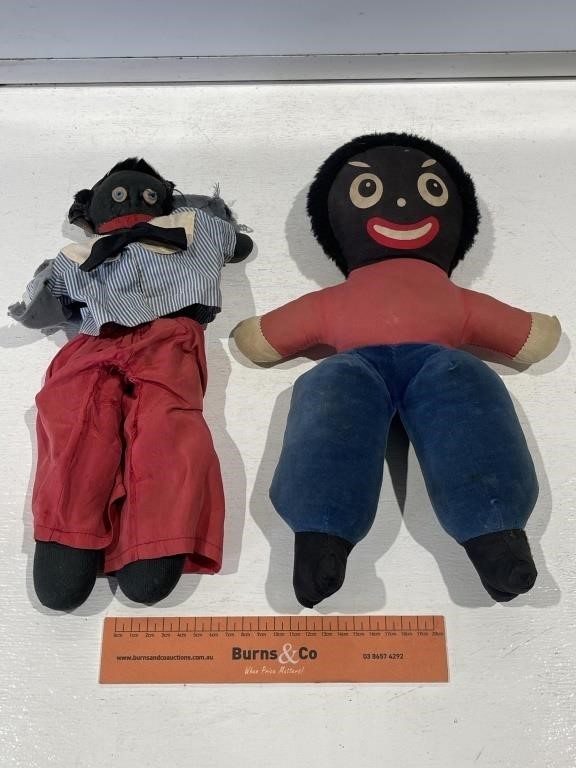 2 x Vintage GOLLIWOG Dolls