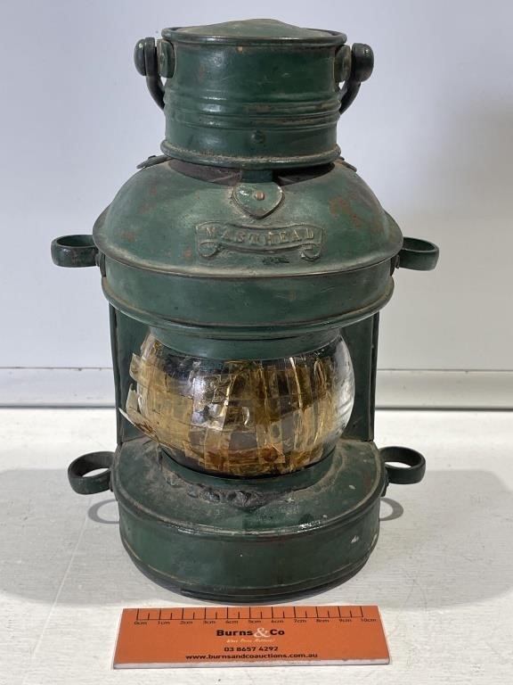 MASTHEAD Kerosene Ships Lantern - Height