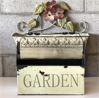 Metal Garden Box & Metal Planter