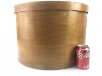 Antique LARGE Luterma Bent Wood Hat Box