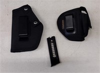 2 Houston Pistol Holsters with .22 Clip