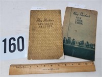 Antique recipe books