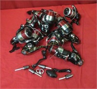 Fishing Reels (some damaged, some missing parts)