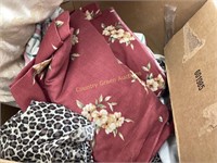 Assorted Linens & Curtains