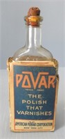 Vintage advertising polish bottle.