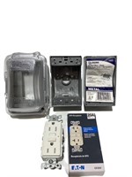 $70  Set of 3 electrical boxes and two connectors