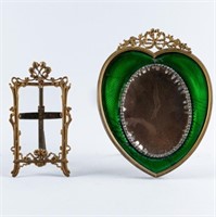 TWO BRONZE PICTURE FRAMES