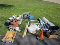 Area Rugs- Safety Cones- Planters- Storage