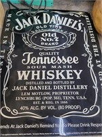 Metal Jack Daniels sign