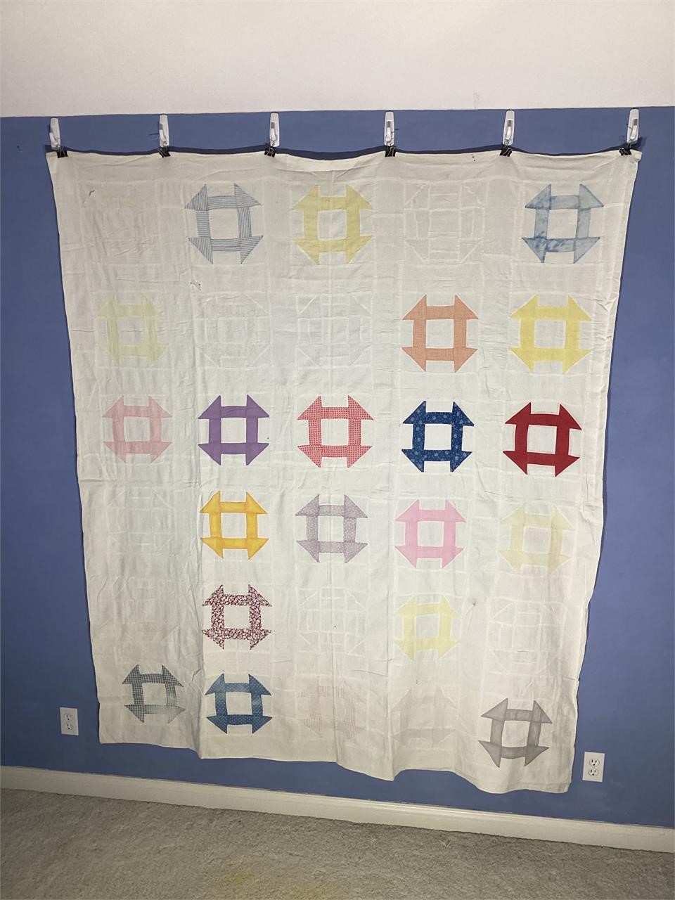 Vintage hand made Quilt