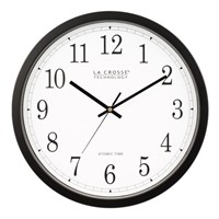 La Crosse Technology Wall Clock, Plastic, 14-inch