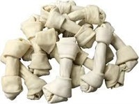 Rawhide Knot Bones 15 Pack