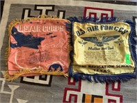 2PC VTG AIR FORCE/ CORPS PILLOW COVERS