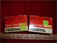 Federal 20ga No. 6 Shot Shells - 2 Boxes 50rds