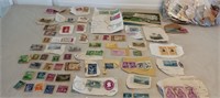 Vintage Postage Stamps From 40's, 50's, & 60's
