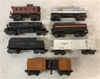 lot of 7 Lionel Train Cars w/ Original Boxes