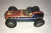 Vintage Tin Rocket Racer Car