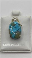 Large Cool Ingman Sterling Pendant