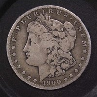 US Silver Coin 1900-S Morgan Silver Dollar $1, cir