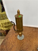 Large Antique Brass Steam Whistle