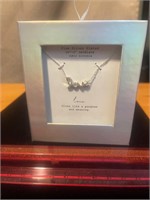 New fine silver plated Love necklace