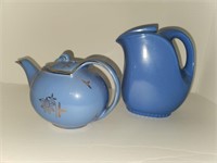 Hall pitcher & teapot - tallest 9"