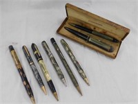 Eversharp fountain pen and pencil set - 6 fancy