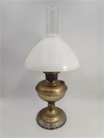 VTG Model 11 Alladin Oil Lamp with Milk Glass