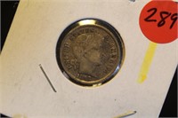 1892 Barber Silver Dime