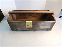 Vintage Wooden BoxWithn Handle