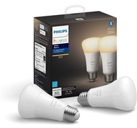 TESTED Hue Soft White 2-Pack A19 LED Smart Bulb,