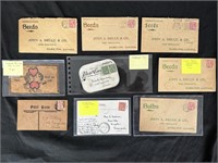 Covers & Postcards from 1905 to 1912
