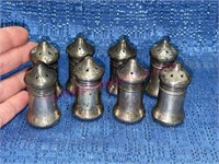 (8) Sterling silver shakers