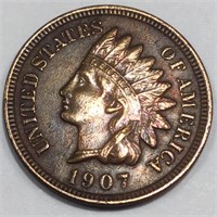 1907 Indian Head Penny High Grade