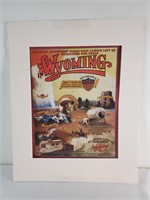 Vintage Wyoming Tourism Poster