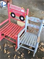 (2) CHILDS ROCKING CHAIRS