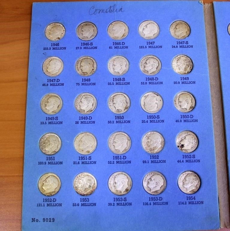 Complete Roosevelt Dime Album 1946-1965