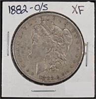 1882-O/S MORGAN DOLLAR XF