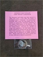 1978 Kennedy half dollar gem "proof" condition