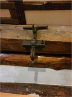 Antique saw blade clamp