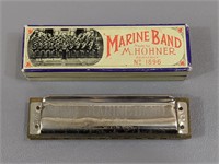 Vintage Marine Band Hohner Harmonica