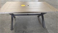 METAL OUTDOOR DINING TABLE