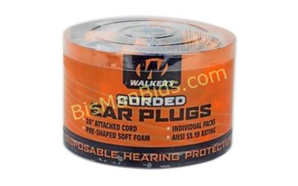 WALKER'S FOAM EAR CRDED PLUGS 50PK