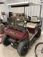 Club car electric golf cart, runs, lifted, newer