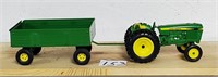 John Deere 40 series utility tractor with wagon